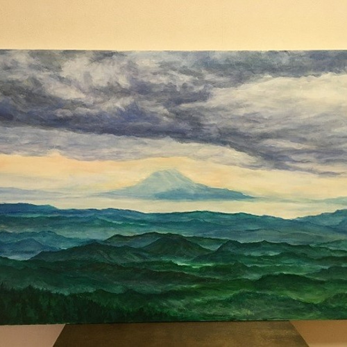 無料クーポン配布 アプリ 絵画 M50号油彩 霧島 C.P.C.art&interior 11550273｜Creema 通販 絵画