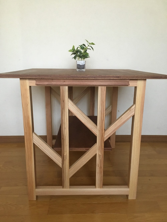 Forest 18 dining table for 2 people   木製ダイニングテーブル　2人用　 9枚目の画像