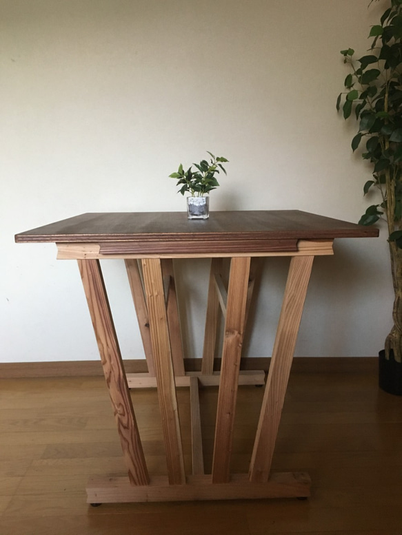 Shell 03 dining table for 2 people   木製ダイニングテーブル　2人用　 14枚目の画像