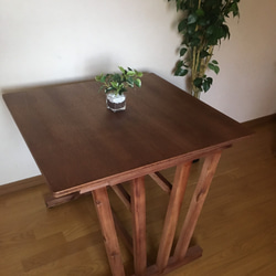 Shell 03 dining table for 2 people   木製ダイニングテーブル　2人用　 6枚目の画像