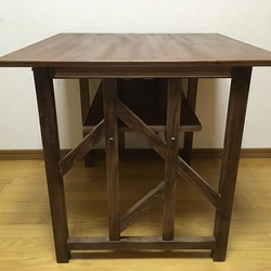 Region 01 dining table for 2 people   木製ダイニングテーブル　2人用　 5枚目の画像