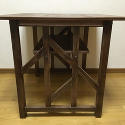 Region 01 dining table for 2 people   木製ダイニングテーブル　2人用　 3枚目の画像