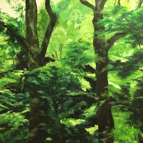 清緑 F50号油彩 絵画 C.P.C.art&interior 通販 8404501｜Creema