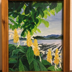 ガーデンⅤ F6号油彩 絵画 C.P.C.art&interior 通販 9191311｜Creema