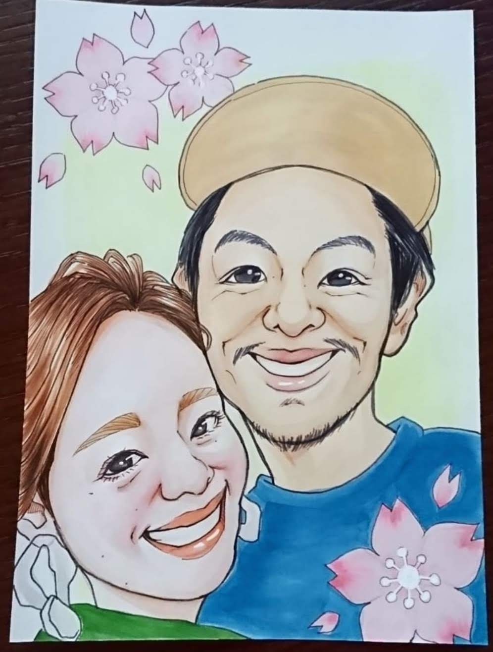 ❁ 似顔絵オーダー承ります✎*。結婚記念日、お誕生日など