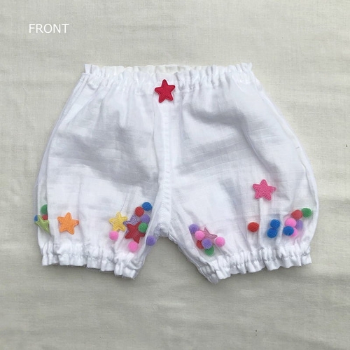 ポップなチュールかぼちゃパンツ 80～90サイズ ベビー 赤ちゃん キッズ