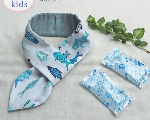 売却済【同梱無料】子供用ネッククーラー　首ひんやりマフラー　海の生き物柄 0_37ab91c9d30d4aa8386abdf9b1b4
