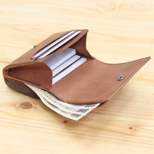 よかにせ セット 二つ折り財布 ＆カードケース 二つ折り財布 じゃばらカードケース レディース[品番：JOKW0013125