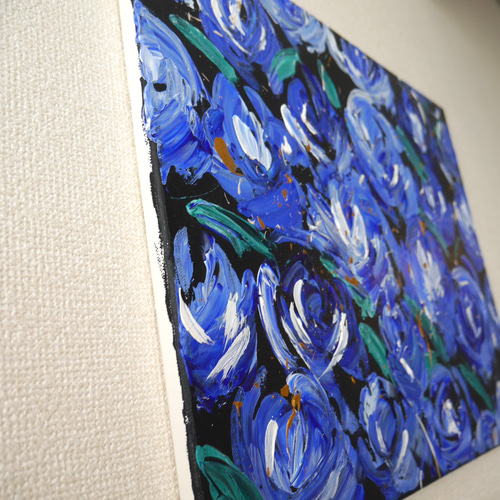アクリル画 抽象的な花のデザイン 0_4d60f7eeae18d4a5e57c4c4484f2