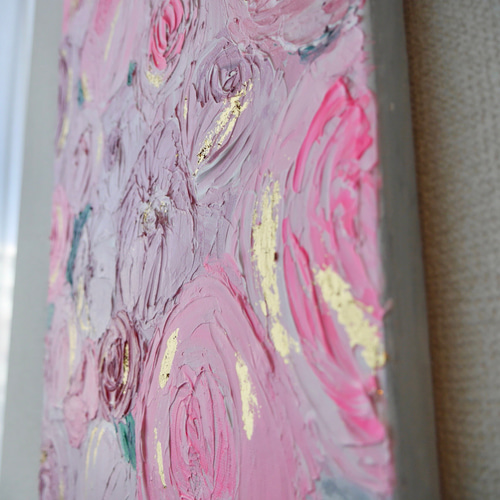 FLOWER-H//キャンバス アクリル絵画 抽象画 インテリア モダン