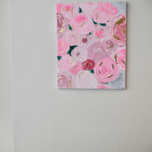 FLOWER-H//キャンバス アクリル絵画 抽象画 インテリア モダンアート