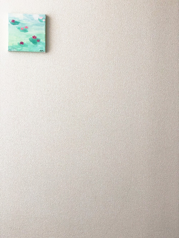 【SOLD】FLOWER-L// 花 風景画 抽象画 絵画 蓮 モダンアート おしゃれ インテリア キャンバス 10枚目の画像