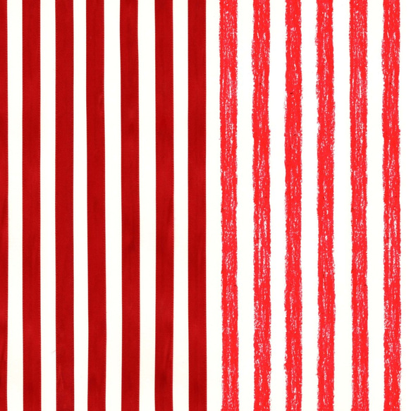 〈red_stripe〉赤いストライプ/メガネ拭き 7枚目の画像
