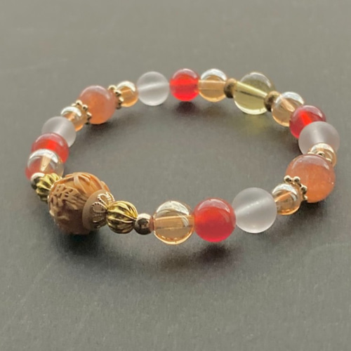 精麻と古代樹たちのブレスレット【杜の守り神】 精麻と古代樹たちのブレスレット【杜の守り神】