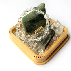【清らかなエネルギーで不運や不幸を寄せ付けない】水晶　クリスタル　天然石ブレスレット　天然石アクセサリー　4月誕生石　　 6枚目の画像