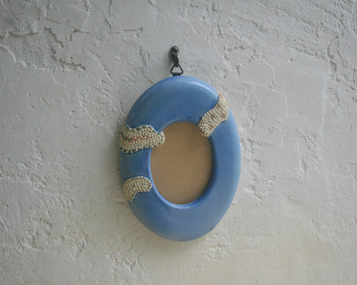 陶器のフォトフレーム「雲」 フォトフレーム・写真立て Yume