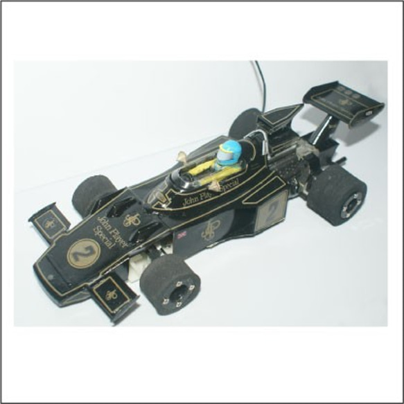 1/24　F1　ラジコンカー　73年型　ロータス　ちんかつレーサー 1枚目の画像