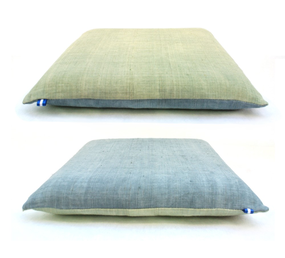 モクざ XS クチナシの草木染 30cmサイズ 麻生平 座布団