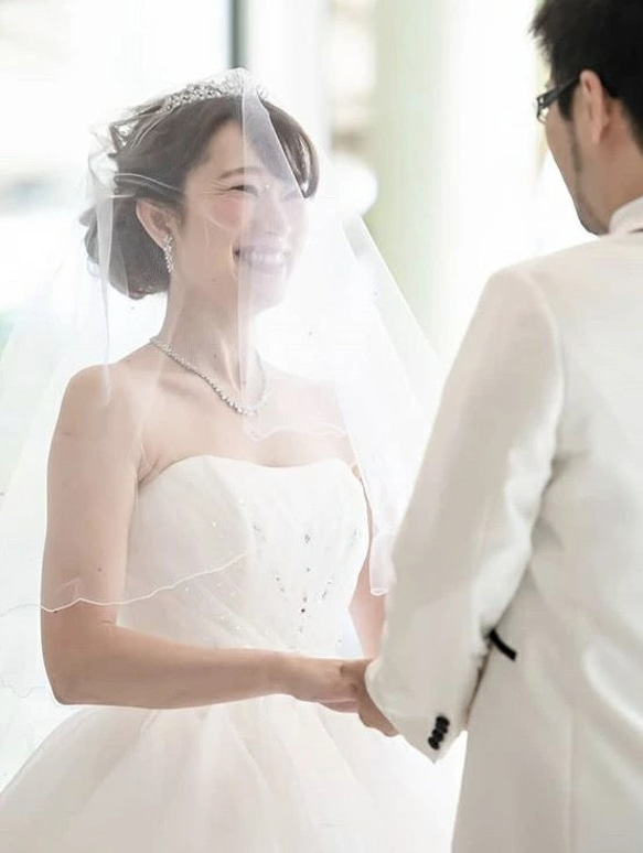 花嫁　結婚式　ジルコニア　挙式　ウエディング　ビジュー　クラシカル　ダイヤモンド風　ティアラST06 3枚目の画像