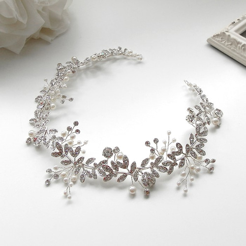 小枝 ヘッドドレス バックカチューシャ カチューシャ ヘッド