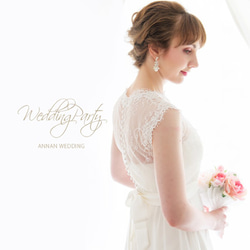 ANNAN WEDDING  ボレロ　ホワイトレース