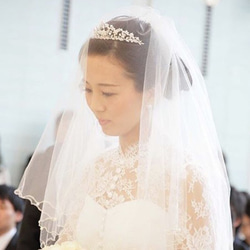 ティアラ　ウェディング　ブライダル　人気　ウェディングアクセサリー　パール　ビジュー　高めティアラ　結婚式　TLM330 5枚目の画像