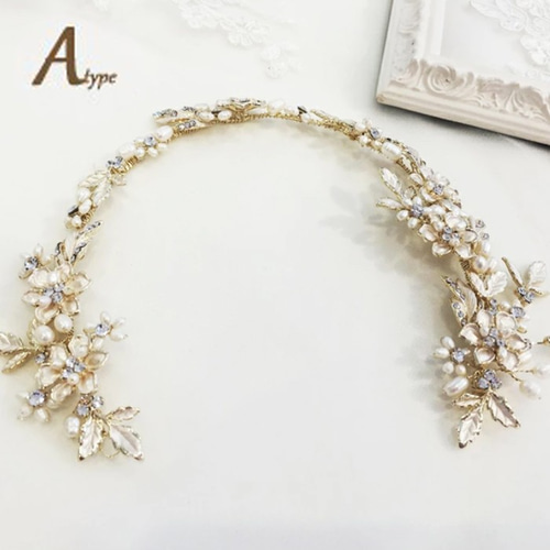 バッグカチューシャ ウェディング ヘッドドレス ヘッドアクセ