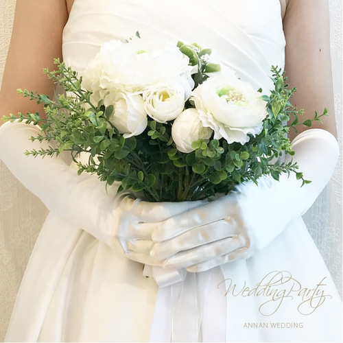 ウェディング 結婚式 サテン 挙式小物 王道 セレモニー 花嫁