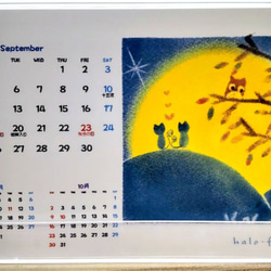 2022年 パステルアート卓上カレンダー(プレゼント付き) 3枚目の画像