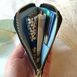 花のシャボン玉L型財布 2枚目の画像