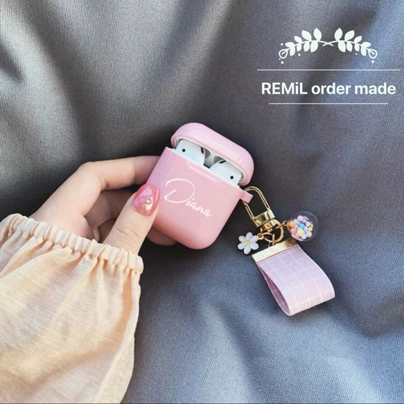 【新商品】文字入りオーダーメイド AirPods 保護ケース 7枚目の画像