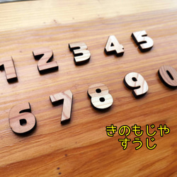 《DIY》木の文字（数字）　※1文字100円です 1枚目の画像