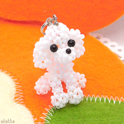 ☆るうたん品☆チャーム☆ビーズマスコット☆トイプー☆ヨーキー