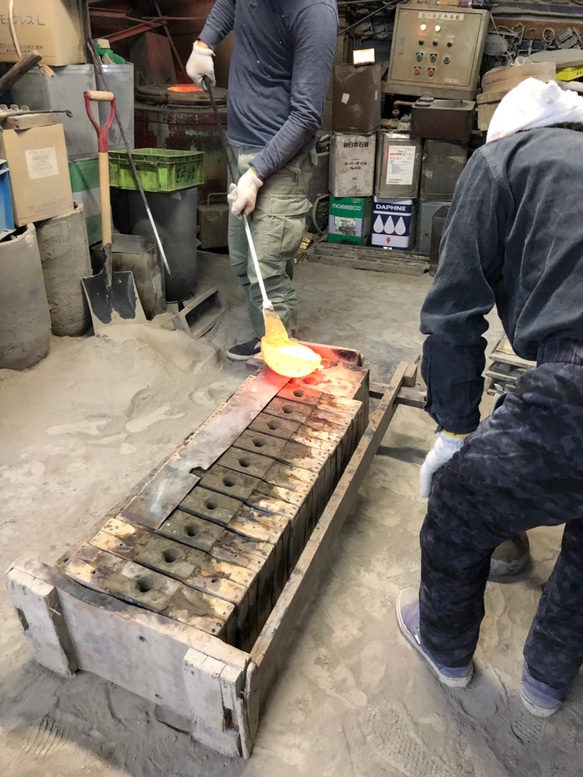 真鍮鋳物 舵輪（ダリン）型トレー 8枚目の画像