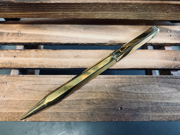 【VINTAGE】 Roman art（ロマンアート） 真鍮製シャープペンシル 3枚目の画像