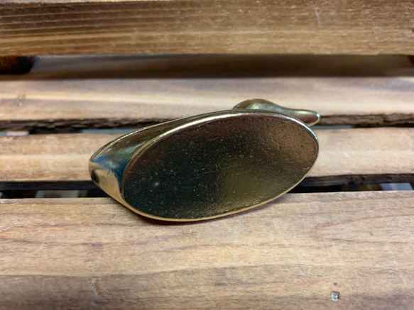 真鍮鋳物　ペーパーウェイト・箸置き  デコイ　中 5枚目の画像