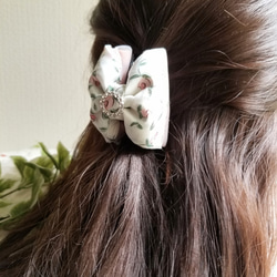 *･゜ﾟ･hairaccessorie*:.｡..｡.Liberty～フローティングフローラ～バンスクリップ 3枚目の画像