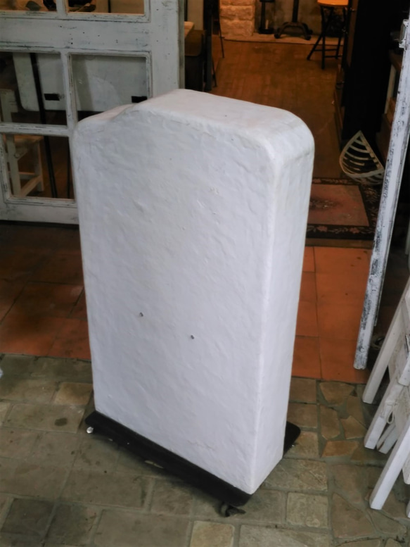 漆喰の看板ボックス　受注生産品 