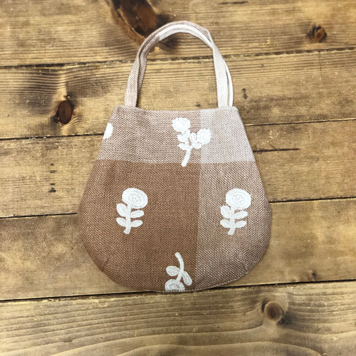 ミナペルホネンhandmade ミニバッグ ボヌール トートバッグ Rose