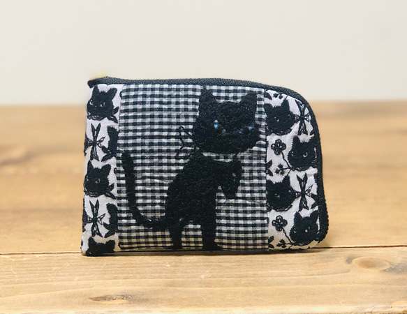 pjcクロッチくんポーチ☆ハンドメイド pjc クロッチくんhandmade パッチワークL字ポーチ ポーチ Rose Garden
