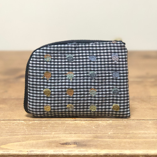 pjc クロッチくんhandmade パッチワークL字ポーチ ポーチ Rose Garden