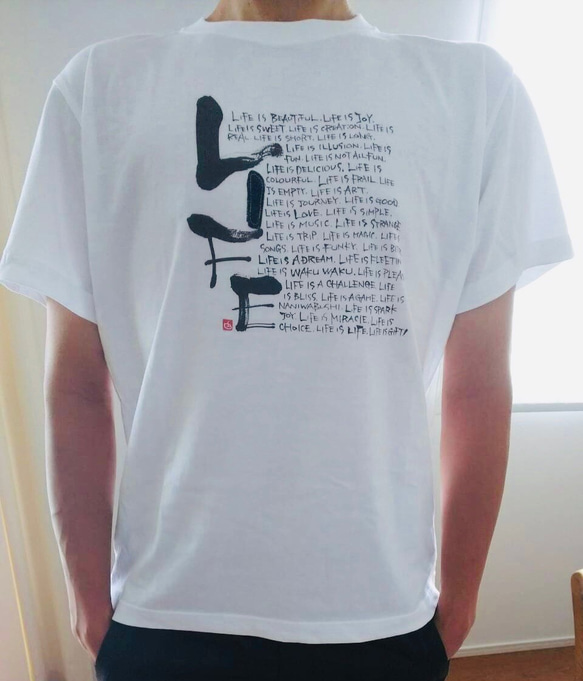 Tシャツ デザインTシャツ 男女兼用　プレンゼント　デニムワンポイント 4枚目の画像