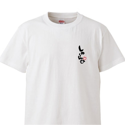 茨城弁　筆文字ロゴTシャツ（小プリントタイプ）　ユニセックスタイプ　Tシャツ　綿100％　 4枚目の画像