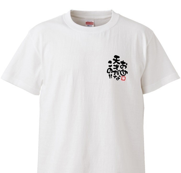 茨城弁　筆文字ロゴTシャツ（小プリントタイプ）　ユニセックスタイプ　Tシャツ　綿100％　 5枚目の画像