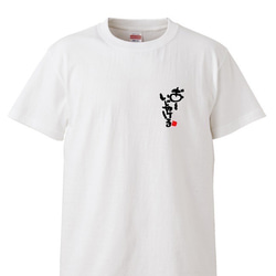 茨城弁　筆文字ロゴTシャツ（小プリントタイプ）　ユニセックスタイプ　Tシャツ　綿100％　 9枚目の画像