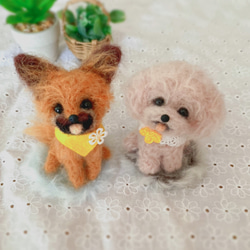 送料無料】羊毛フェルト ペキニーズ 羊毛フェルト ♡ron♡ 通販