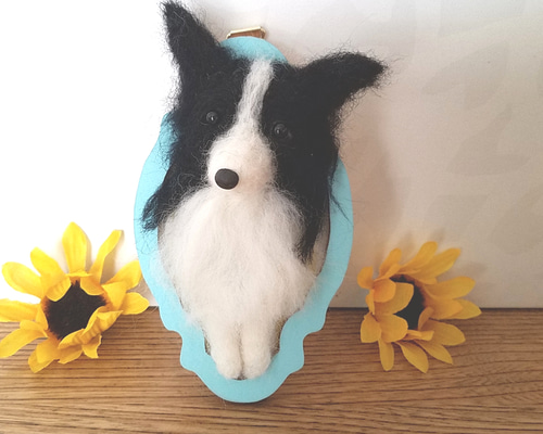 羊毛フェルト ボーダーコリー 羊毛フェルト ♡ron♡ 通販 7610291