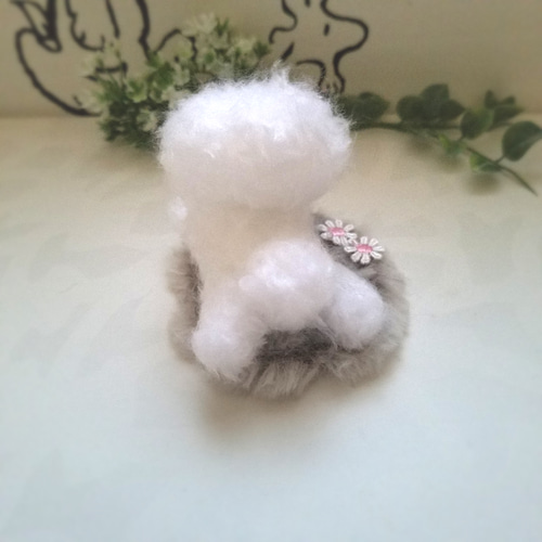 羊毛フェルト ビションフリーゼ ビション 犬 羊毛フェルト ♡ron