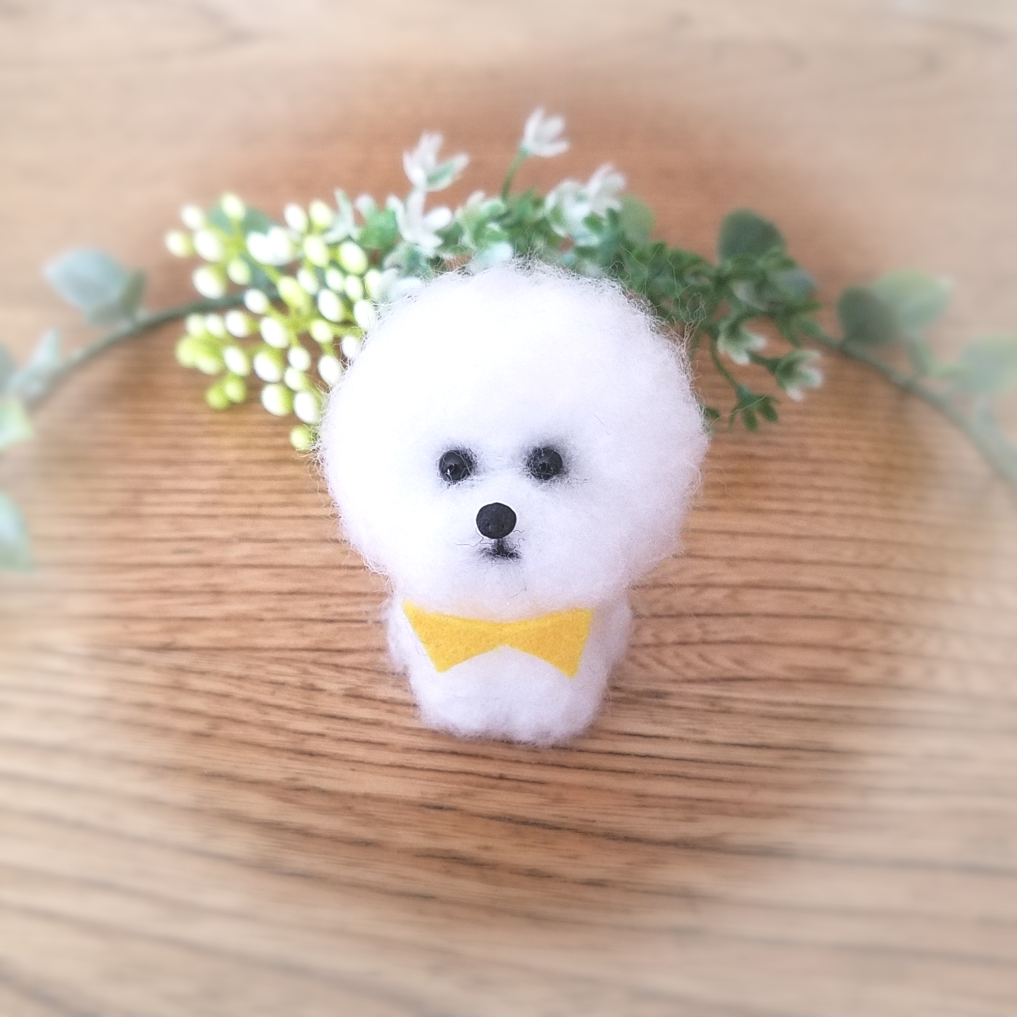 羊毛フェルトで簡単】あなたのペットも立体に！ビション