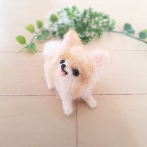 羊毛フェルト ロングコートチワワ(柴犬カット) - MELLKOTA'S GALLERY